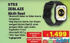 GTS3 ZEBLAZE AKILLI SAAT GTS3 ZEBLAZE AKILLI SAAT